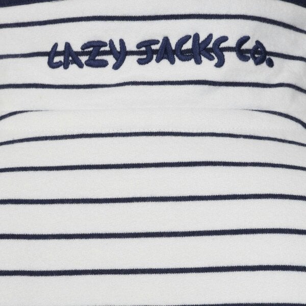 Lazy Jacks LJ14 - Ladies Button Neck Sweatshirt - White