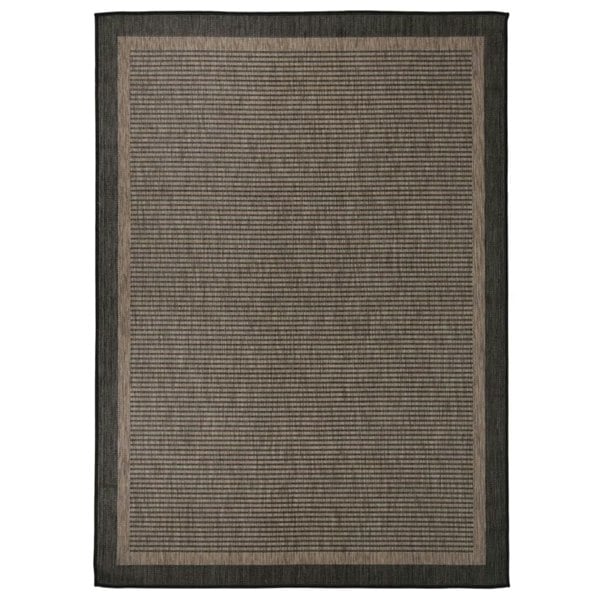 Berkfield Outdoor Flatweave Rug 200x280 cm Dark Brown