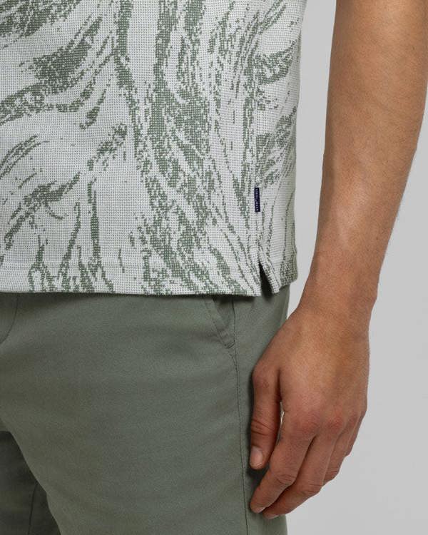 Steel & Jelly Pinner - Wave Effect Short Sleeve Shirt