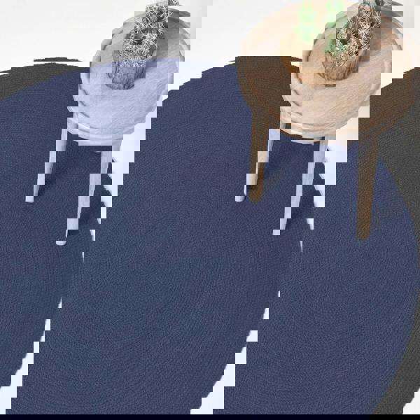 HOMESCAPES Handmade Woven Braided Rug