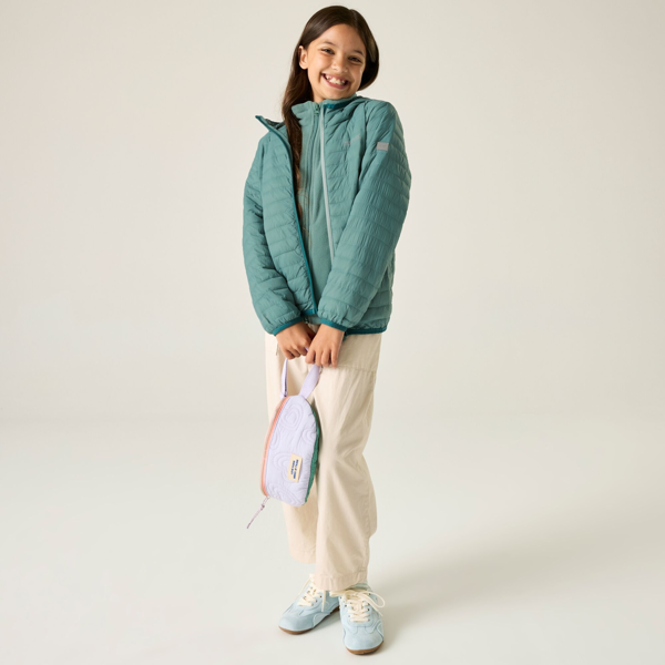 Regatta Kids Hillpack Hooded Jacket - Ivy Moss
