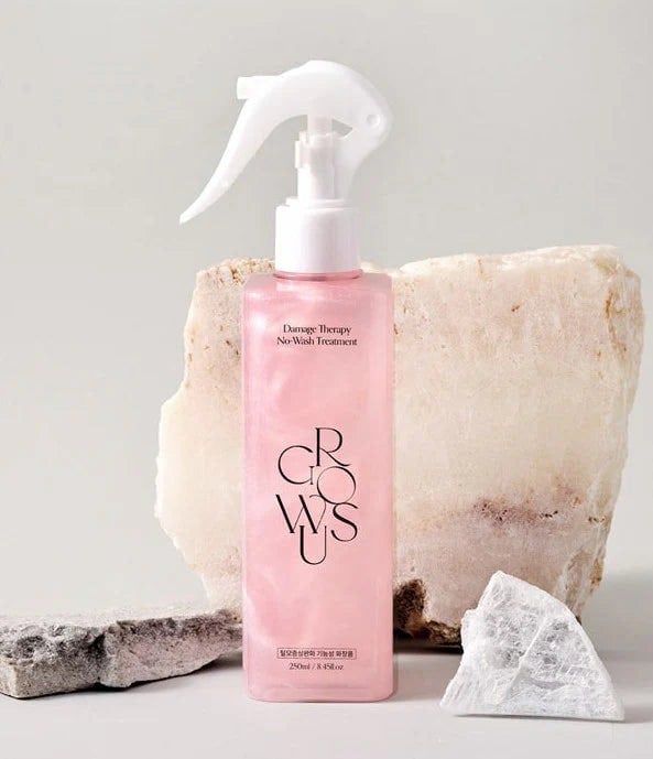 GROWUS Damage Therapy – Professional-grade "Liquid Silk" treatment for achieving a high-shine, salon-quality "Glass Hair" look, shop at Atelier De Glow UK.