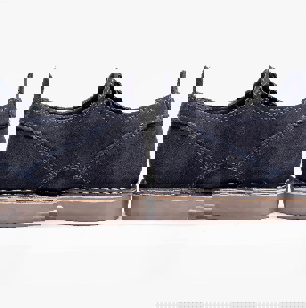 Popps JONAS Mens Suede Desert Shoes Navy