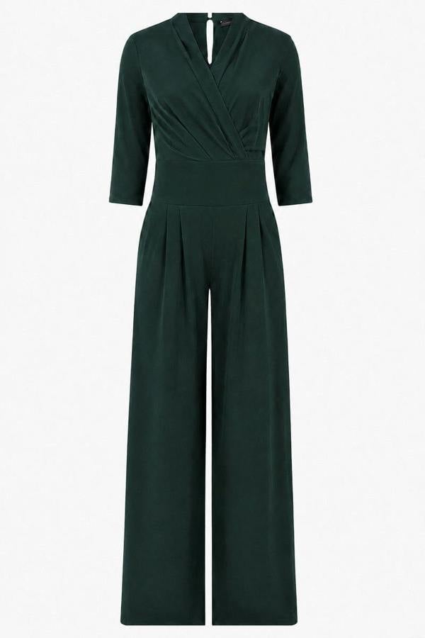 HotSquash Wrap Wide Leg Jumpsuit