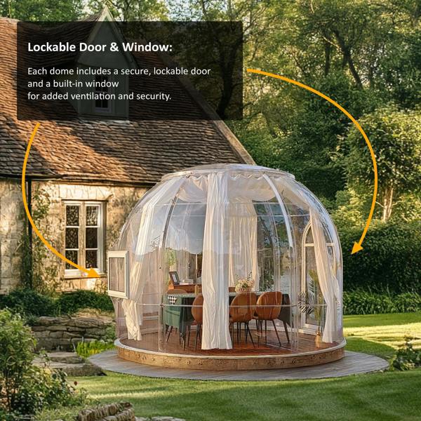 Nicoman Premium PVC Glass Dome – Supplied & Installed