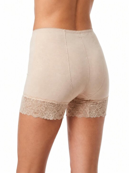 Camille Womens Two Pack Comfortable Classic Lace Control Shorts