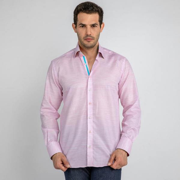 TEXTURED WASH CLASSIC SHIRT - Premium Men's Patterned Shirt by Claudio Lugli | Bold Design, Tailored Fit, Best Printed Shirts