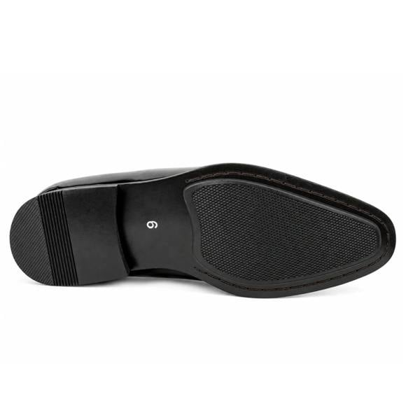 Dolcetto Men's Velvet Patent Slip-On Dress Loafers