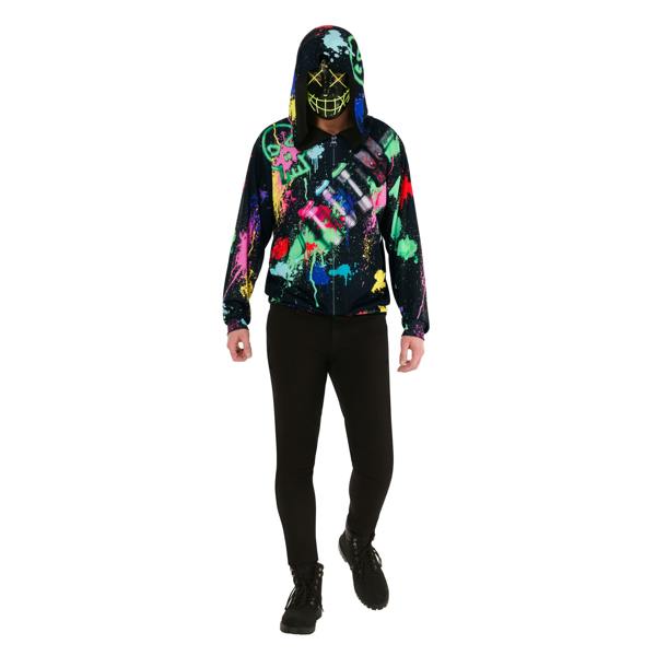 Bristol Novelty Unisex Adult Sinister Street Artist Costume - Multicoloured - 