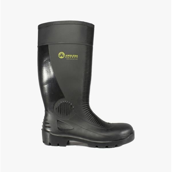 Amblers Safety FS100 Wellington Safety Boots in Black