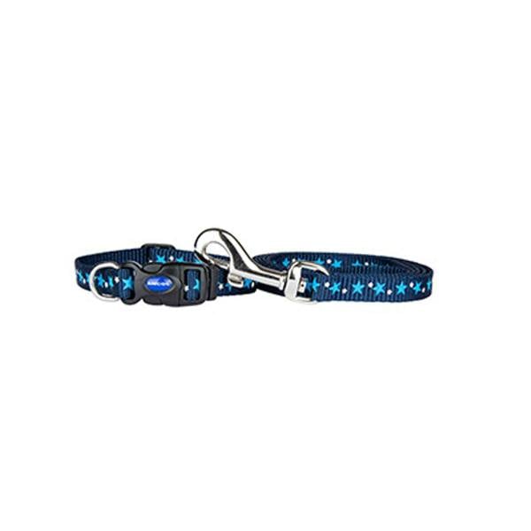 Ancol Small Bite Star Blue Puppy and Small Dog Collar and Lead Set