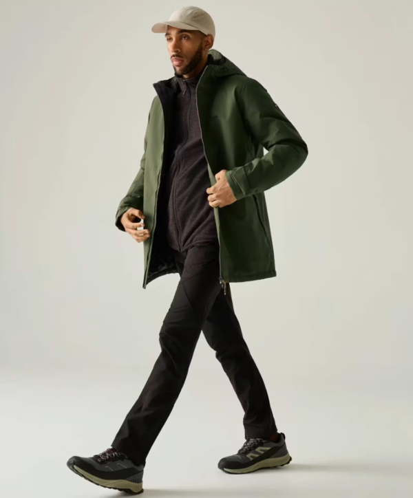 Regatta Mens Hoscar Waterproof Insulated Jacket - Dark Khaki