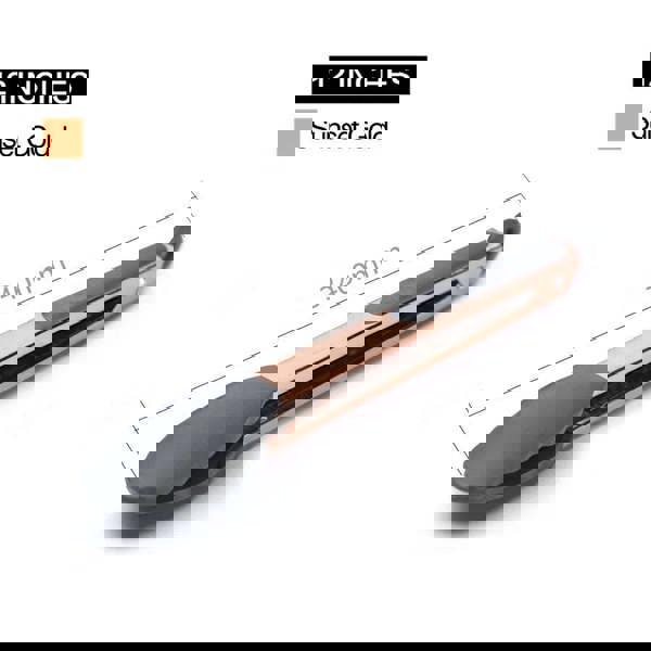 Anygleam Tong Stainless Steel Large Sumset Gold Handle Clip Heat Resistant Cooking Baking Salad Steak Kitchen Gadget