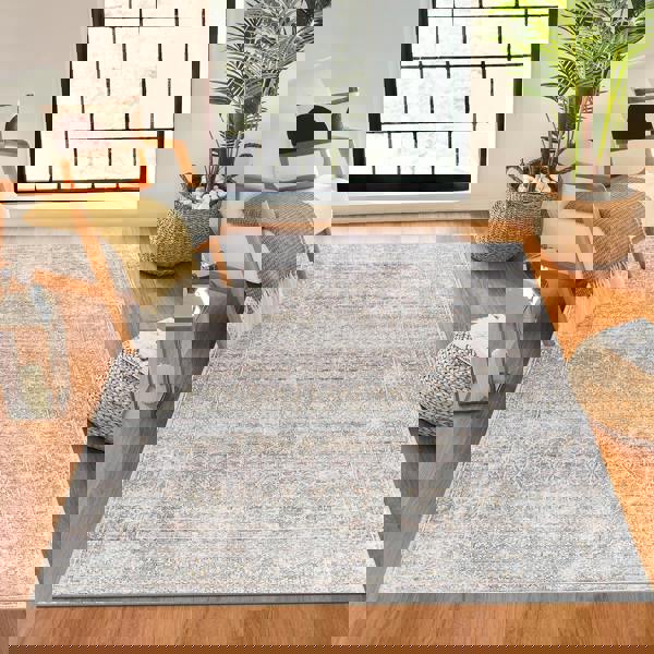 Livabliss Our Pnw Home Rainier-Washable Brown Beige Traditional Vintage Boho Rug