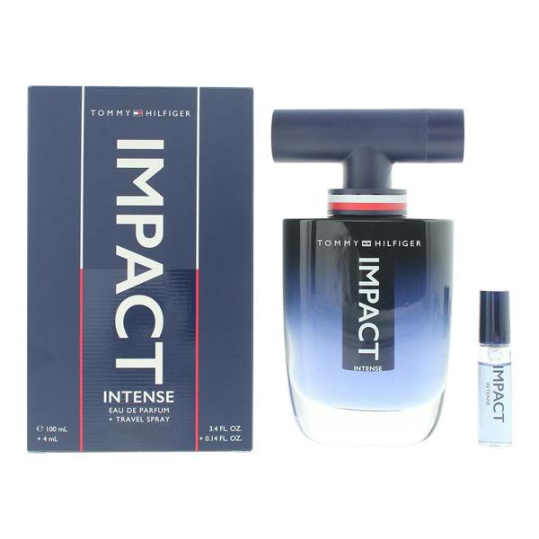 Tommy Hilfiger Impact Intense Mens 4ml Travel Spray an Eau de Parfum 100ml Fragrance