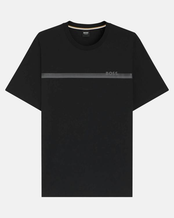 BOSS Orange Authentic Mens Loungewear T-Shirt 50561470 - Black 004