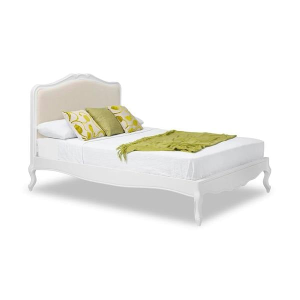 Statement Furniture Juliette White Bed Frame French Style with Upholstered Headboard 4ft6 5ft 6ft