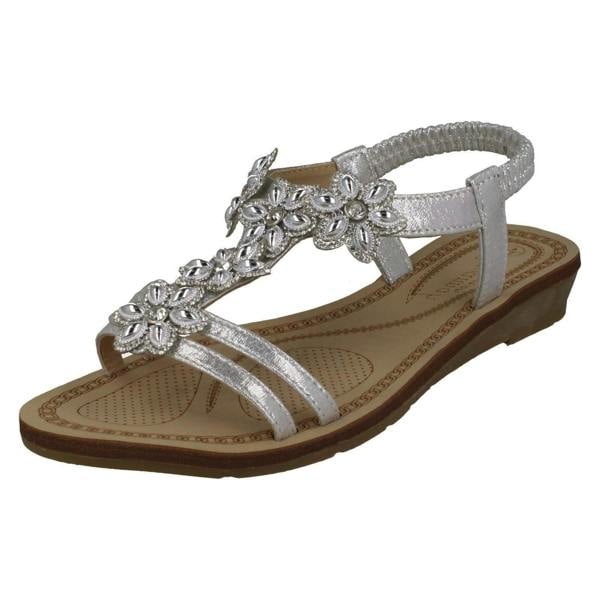 Savannah Ladies Savannah Strappy Slingback Sandals