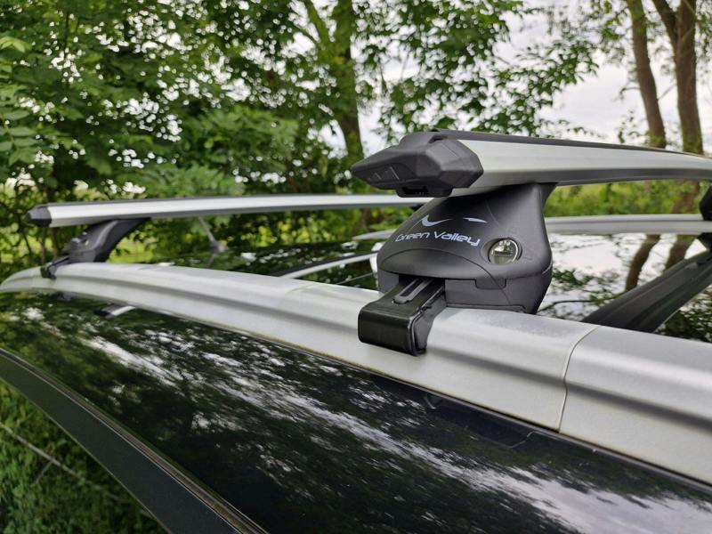 Green Valley Aerodynamic Roof Rack Wing Bars Silver, Peugeot 5008 / E-5008 2024+ onwards