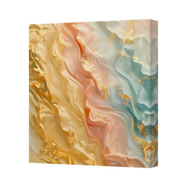 Benjamin Tate Design Contemporary Abstract Canvas Wall Art Print On Deep Wood Frame UK Made