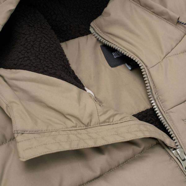 Regatta Mens Frankie Padded Jacket - Smokey Olive/Black - 