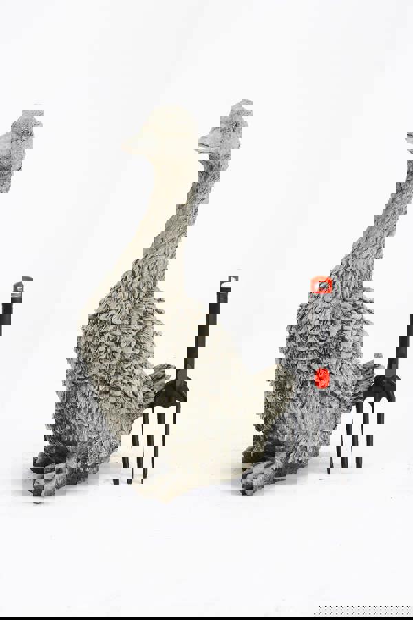 Detailed Stone Cast Goose Ornament