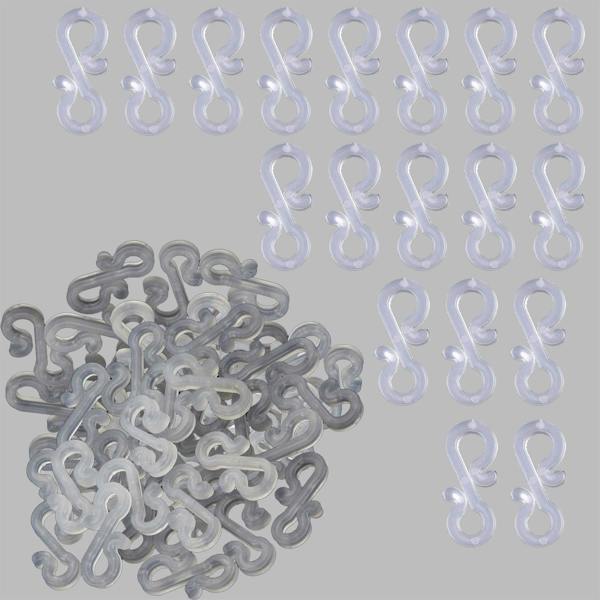 36 Pack Clear Mini Gutter Hooks for Discreet Hanging of Christmas Lights image 5