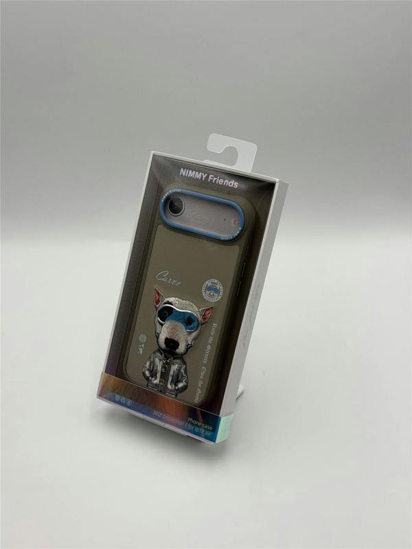 Nimmy Friends Nimmy Cool & Cute 2.0 Terrier Dog Case with MagSafe for iPhone 17 Air 6.5" Grey Blue - N-KMLL-IP17-AIR-019-A