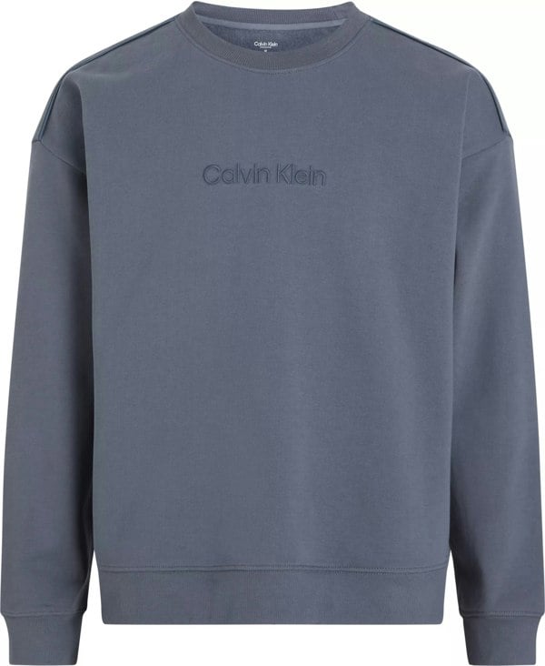 Calvin Klein COTTON FLEECE Mens Sweatshirt Turbulence / Ink