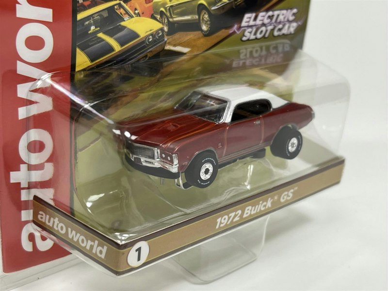 Auto World Slot Cars 1972 Buick GS Red Thunderjet Ultra G HO Slot Car SC379-1