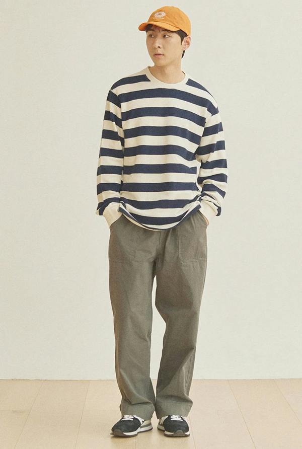 Kappy Design One Tuck Wide Fatigue Pants