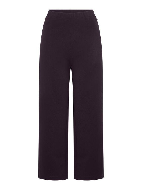 PennyPlain Wide Leg Joggers - Blackcurrant Short
