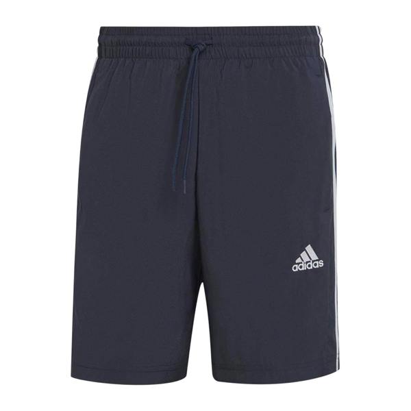 Adidas Mens 3 Stripes Shorts - Navy/White - 