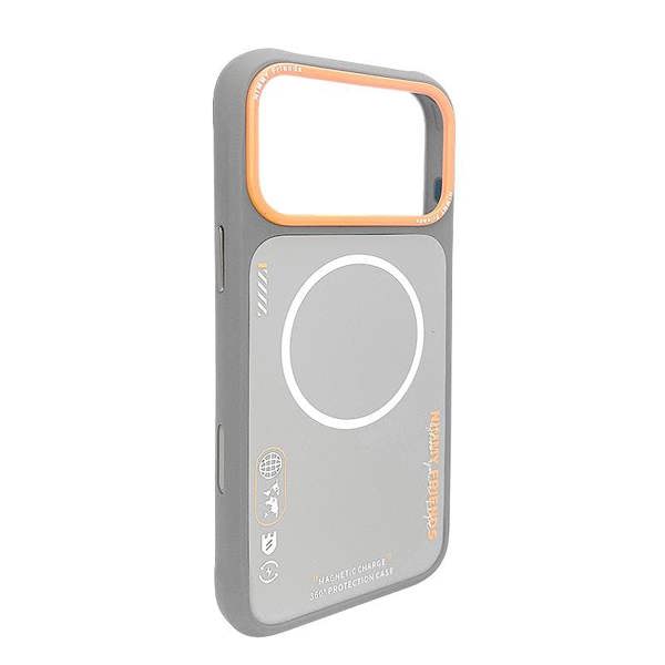 Nimmy Friends Nimmy Cool & Cute 2.0 Case with MagSafe for iPhone 17 Pro Max 6.9" Grey Orange - N-YJKM-CX2.0-IP17-PRO-MAX-05-A