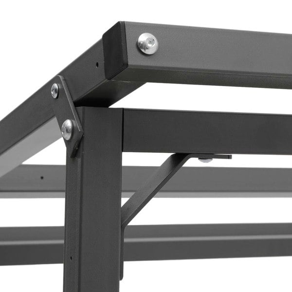 Garden Sanctuary Metal Tube Firewood Rack with Roof Garden Sheds Living and Home