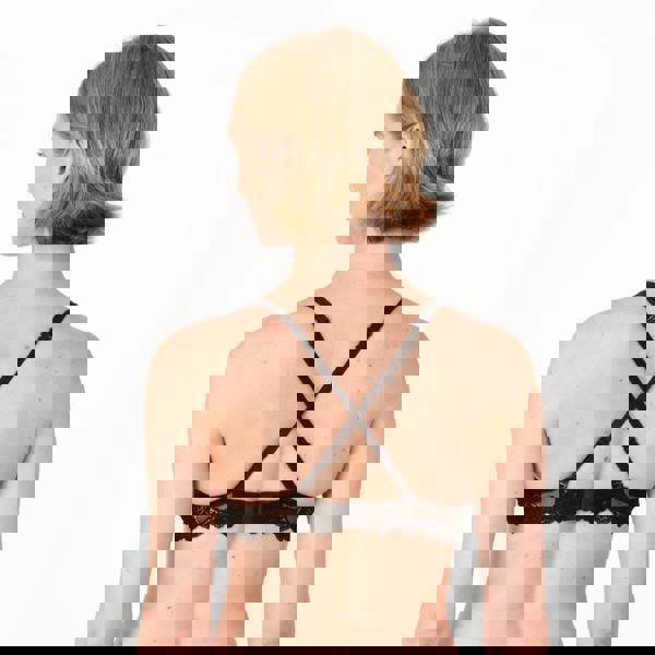 After Eden Anna Lace Single Boost Underwired Gel Bra Black