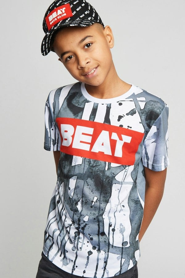 Beat Boyz Club Splatter T-Shirt - Black