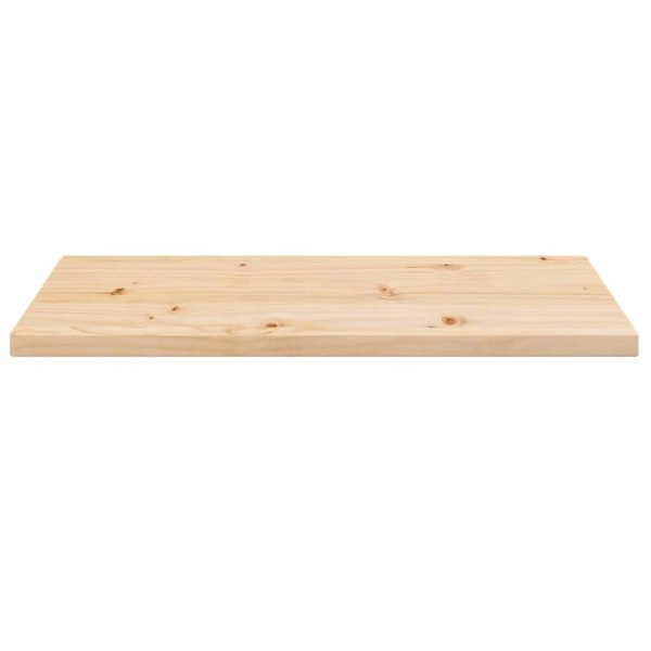 Berkfield Table Top 80x40x2.5 cm Solid Wood Pine Rectangular