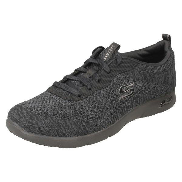Skechers Ladies Arch Fit Comfort Lace Up Casual Trainers Lavish Wish 104272