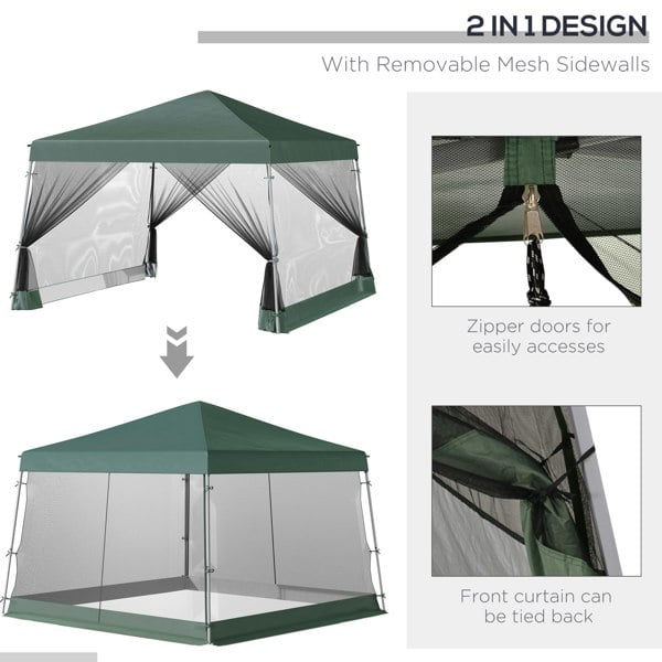 Pop up Canopy With Inclined Legs