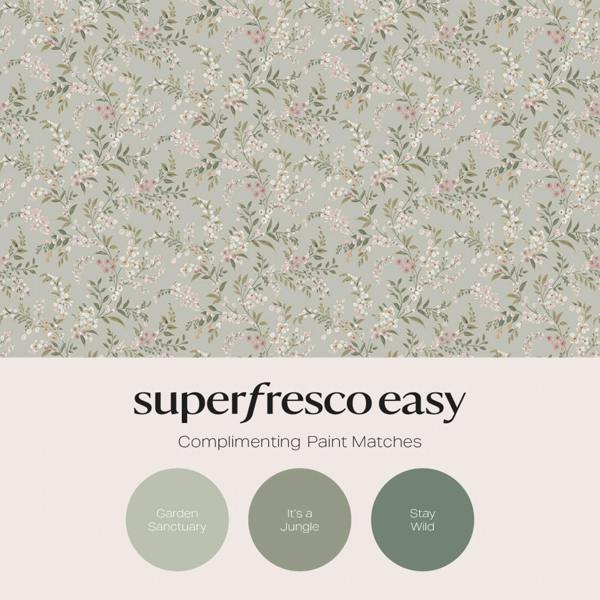 Superfresco Easy Clara Sage Wallpaper