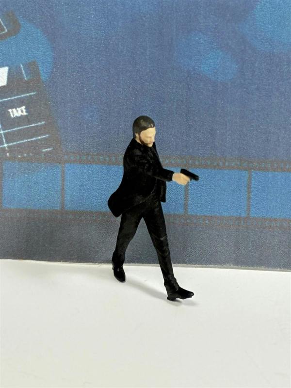 MCSlots John Wick 1:64 Scale Painted Figure Cartrix CTLE64021