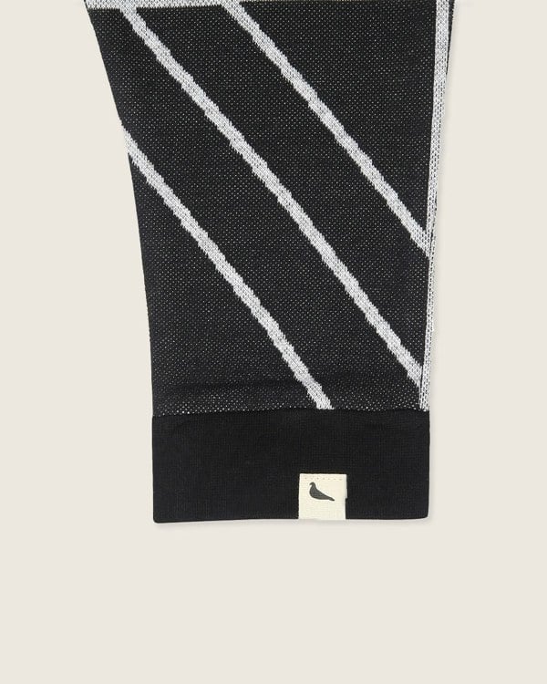 Black Geometric Harem Style Joggers - image 4