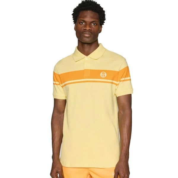 Sergio Tacchini Young Line Polo Shirt Pale Banana/Autumn Glory