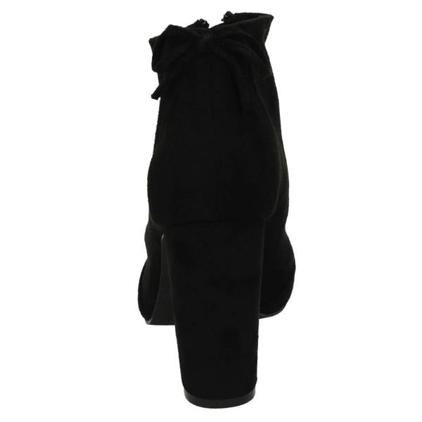 Spot On Ladies Spot On Peep Toe Ankle Boots