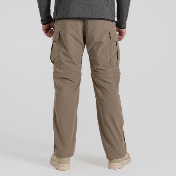 Craghoppers Men's NosiLife III Convertible Cargo Trousers - Pebble