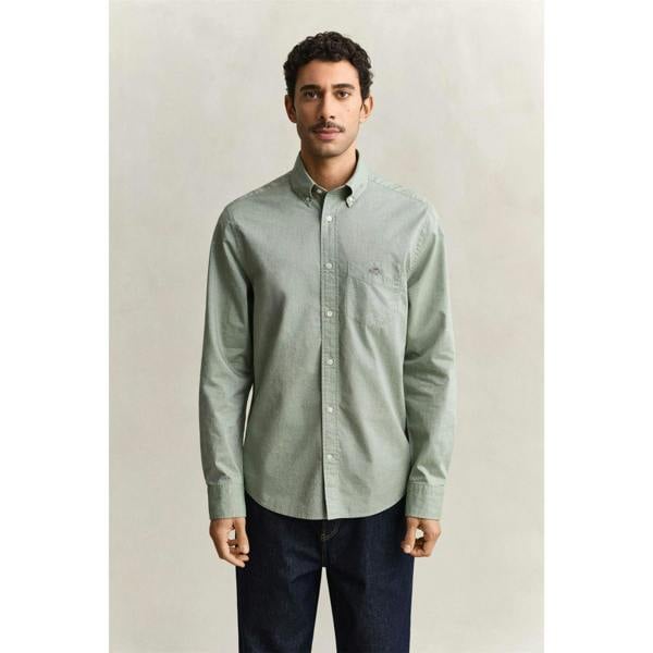 Gant Mens Poplin Shirt - Herb - 