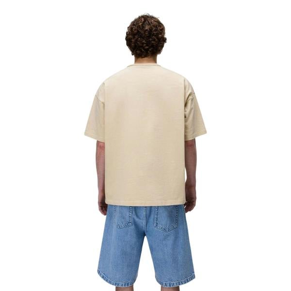 Napapijri Mens Krous Oversized T-Shirt - Beige - 