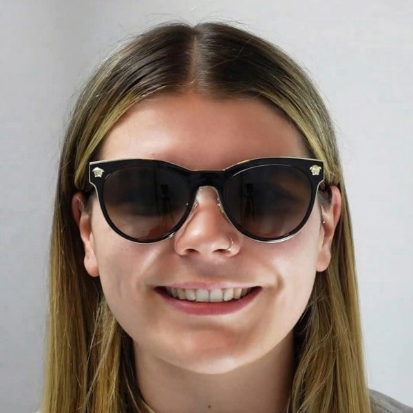 Versace Sunglasses VE2198 125213 Dark Havana Brown Gradient