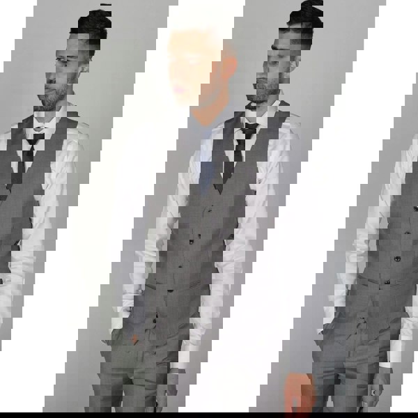 Paul Andrew Charles - Men's Grey Waistcoat